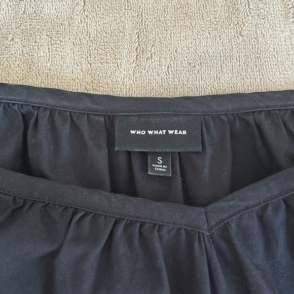 Who What Wear Boho Tiered Babydoll Dress - Picture 3 of 3